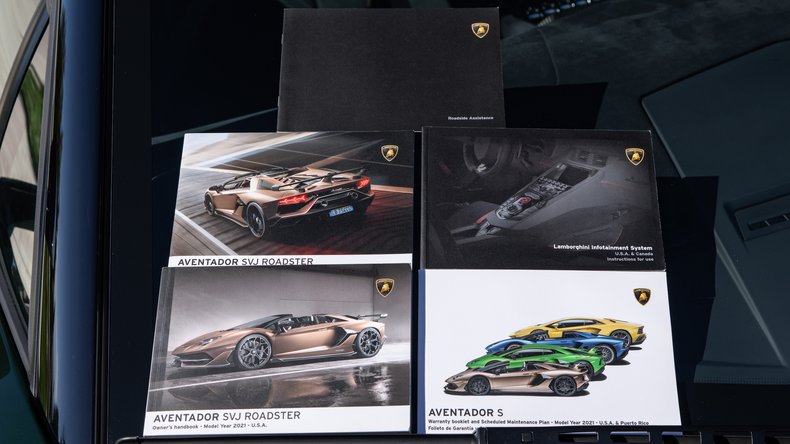 Broad Arrow Auctions | 2021 Lamborghini Aventador SVJ Roadster