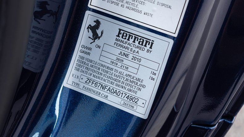 Broad Arrow Auctions | 2010 Ferrari 458 Italia