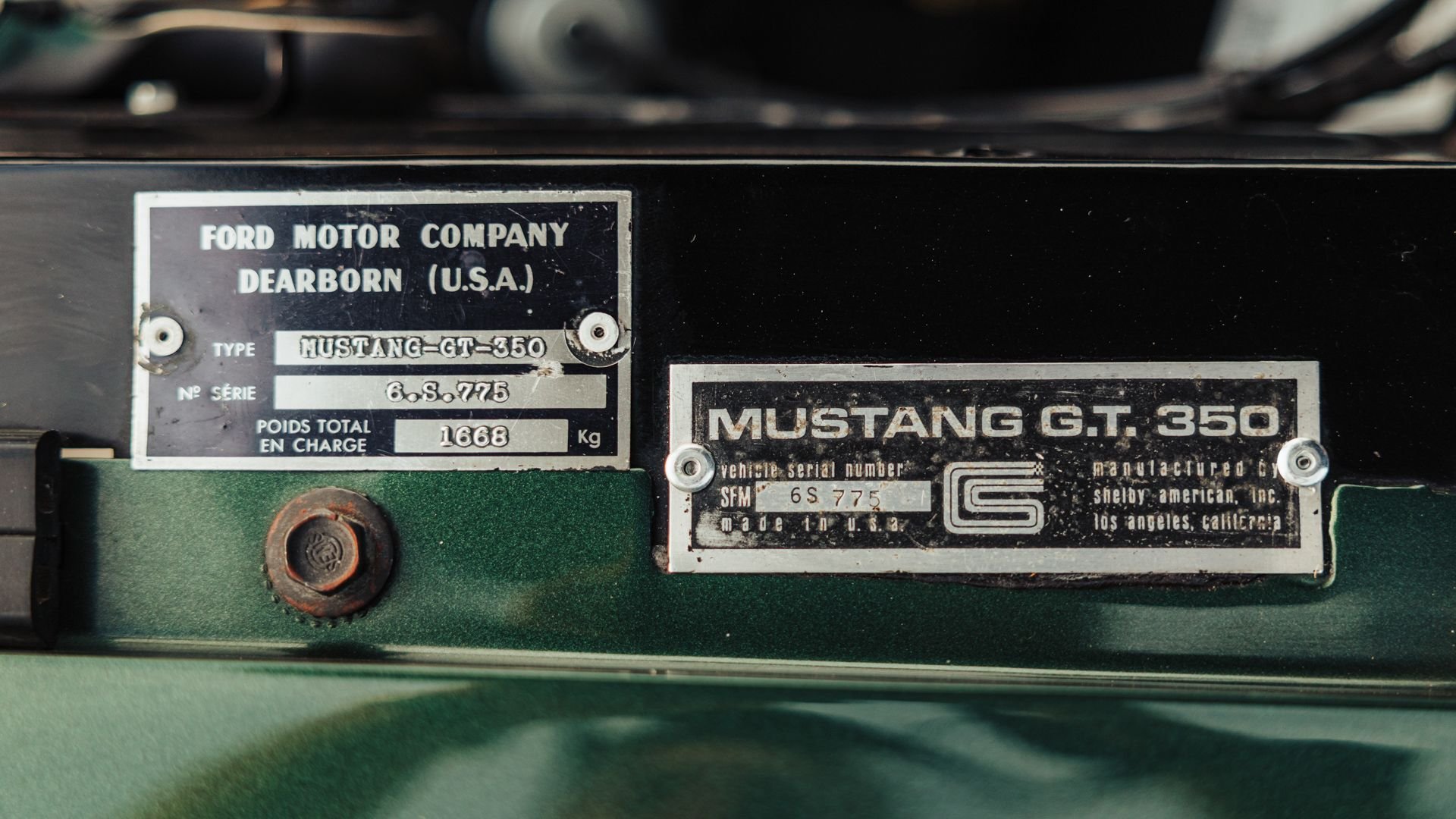 Broad Arrow Auctions | 1966 Shelby GT350 Fastback