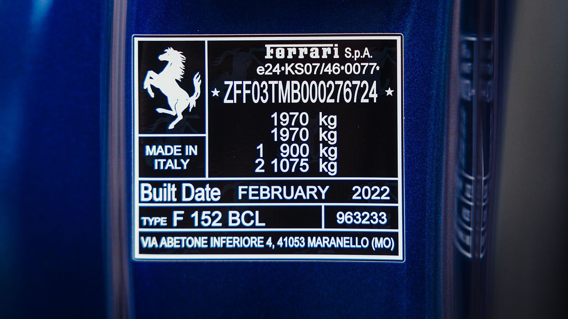 Broad Arrow Auctions | 2022 Ferrari 812 Competizione