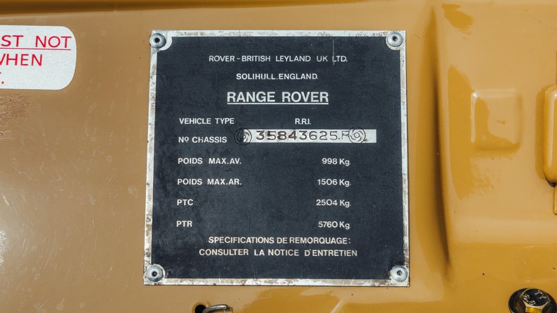 Broad Arrow Auctions | 1979 Land Rover Range Rover
