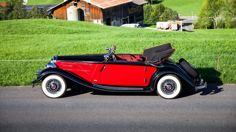 Broad Arrow Auctions | 1938 Mercedes-Benz 320 "Cabriolet A" in the style of Sindelfingen