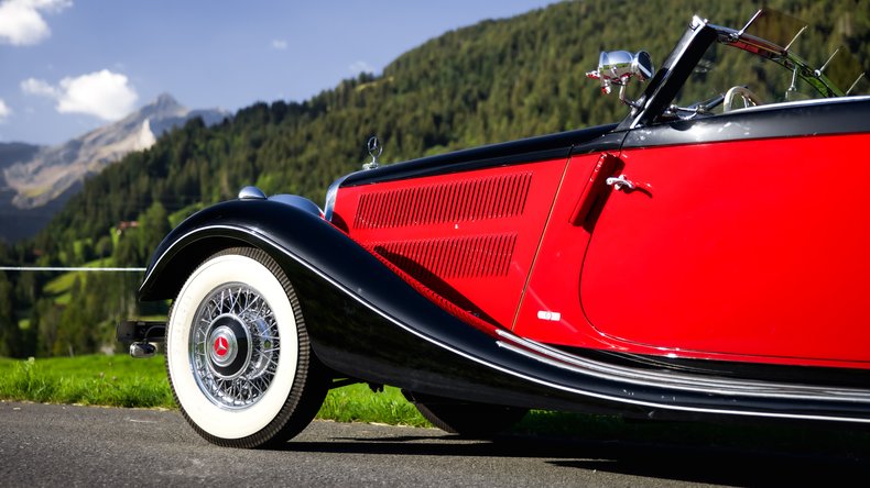 Broad Arrow Auctions | 1938 Mercedes-Benz 320 "Cabriolet A" in the style of Sindelfingen