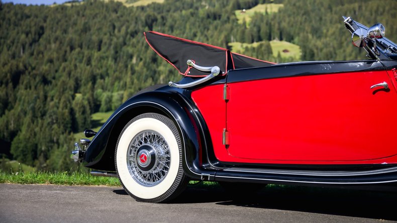 Broad Arrow Auctions | 1938 Mercedes-Benz 320 "Cabriolet A" in the style of Sindelfingen