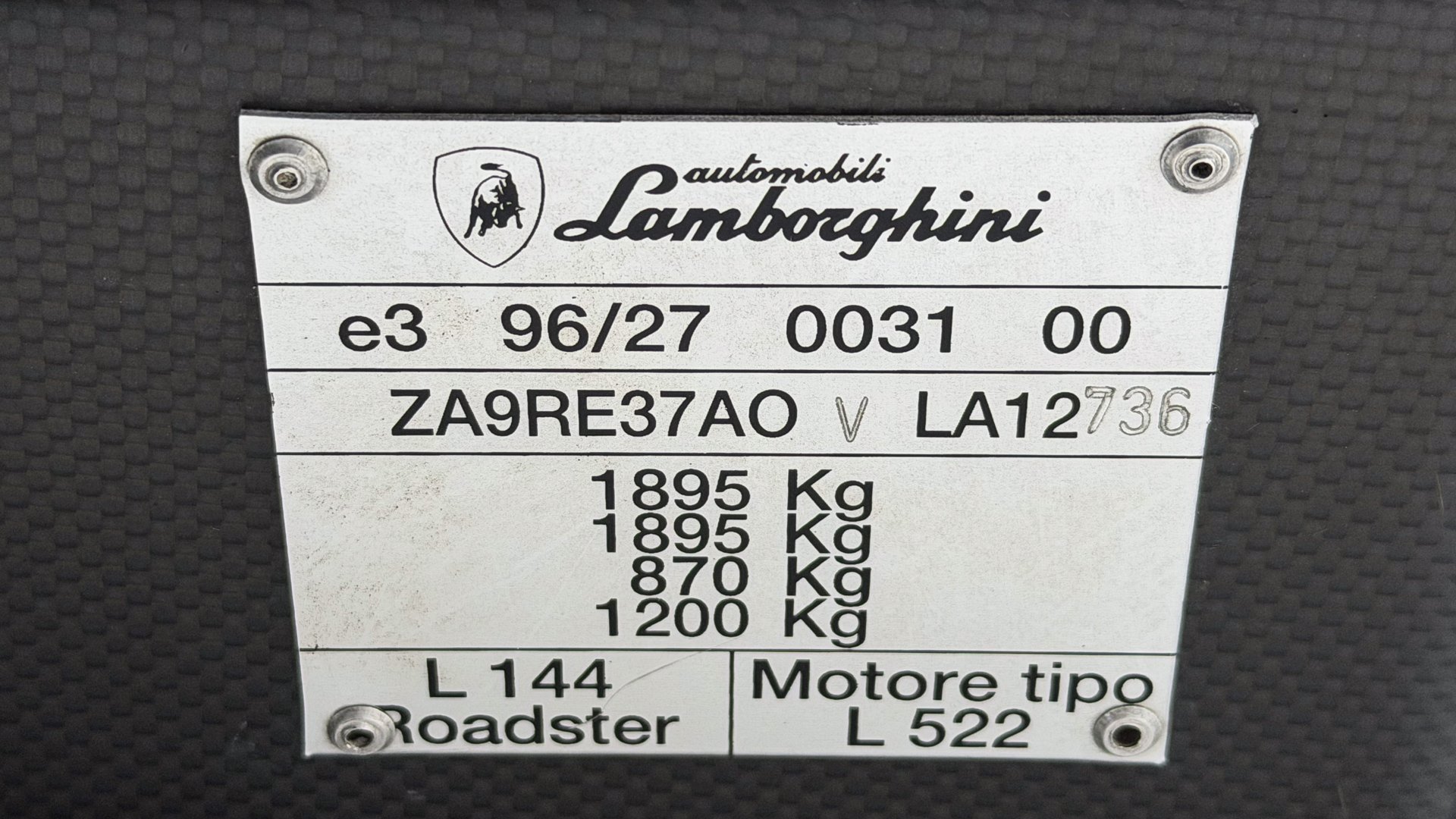 Broad Arrow Auctions | 1998 Lamborghini Diablo VT Roadster