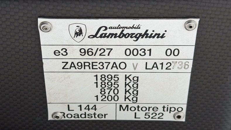 Broad Arrow Auctions | 1998 Lamborghini Diablo VT Roadster