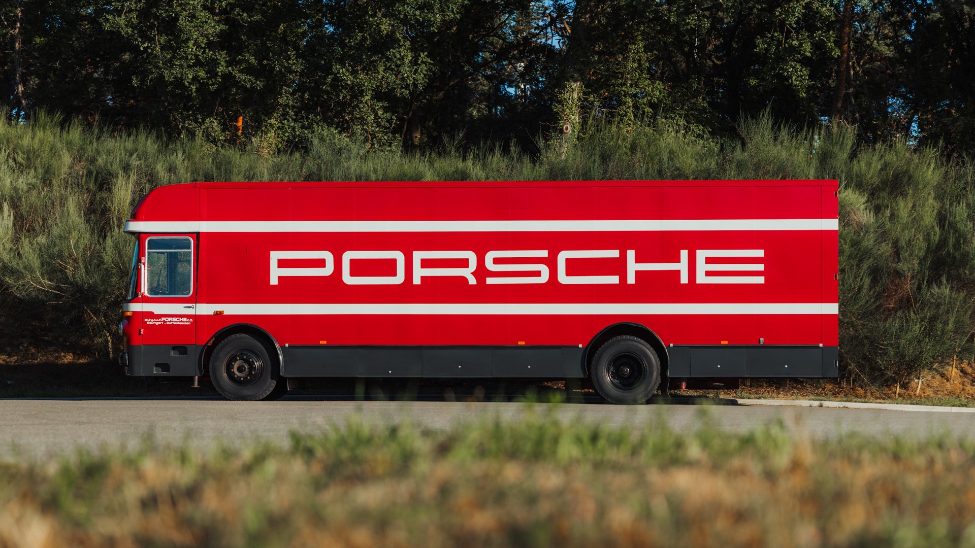 Broad Arrow Auctions | 1974 Mercedes-Benz O 317 Porsche Renntransporter Tribute