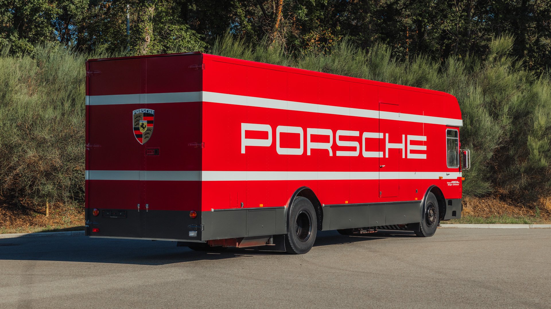 Broad Arrow Auctions | 1974 Mercedes-Benz O 317 Porsche Renntransporter Tribute