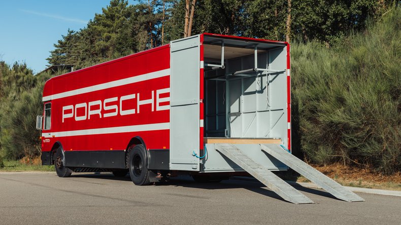 Broad Arrow Auctions | 1974 Mercedes-Benz O 317 Porsche Renntransporter Tribute
