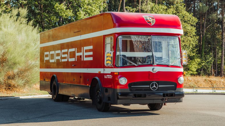 Broad Arrow Auctions | 1974 Mercedes-Benz O 317 Porsche Renntransporter Tribute