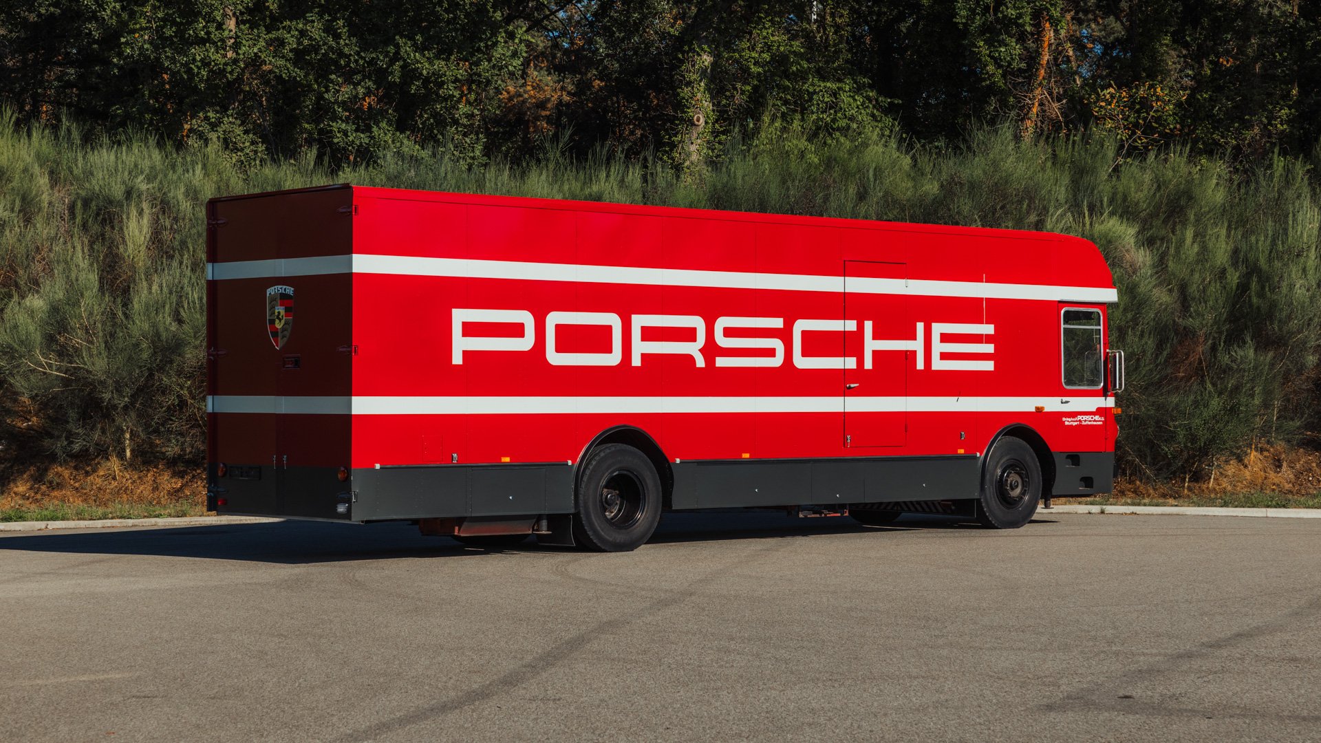 Broad Arrow Auctions | 1974 Mercedes-Benz O 317 Porsche Renntransporter Tribute