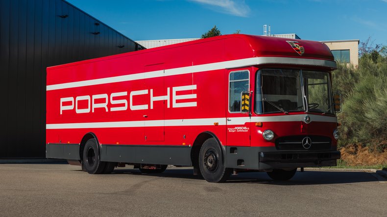 Broad Arrow Auctions | 1974 Mercedes-Benz O 317 Porsche Renntransporter Tribute