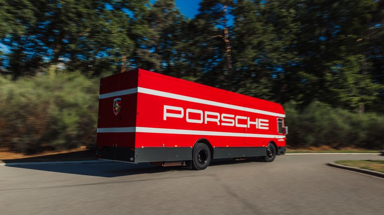 Broad Arrow Auctions | 1974 Mercedes-Benz O 317 Porsche Renntransporter Tribute