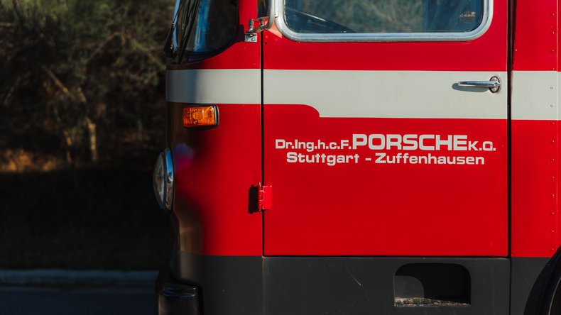 Broad Arrow Auctions | 1974 Mercedes-Benz O 317 Porsche Renntransporter Tribute