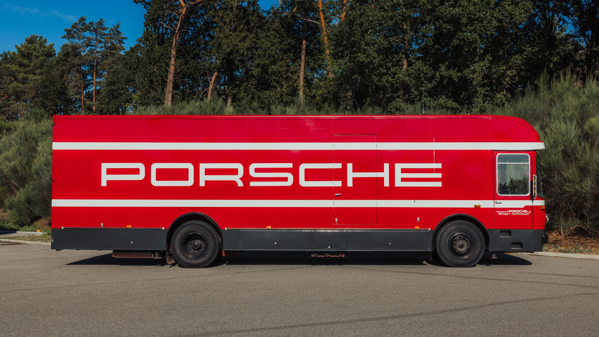 Broad Arrow Auctions | 1974 Mercedes-Benz O 317 Porsche Renntransporter Tribute