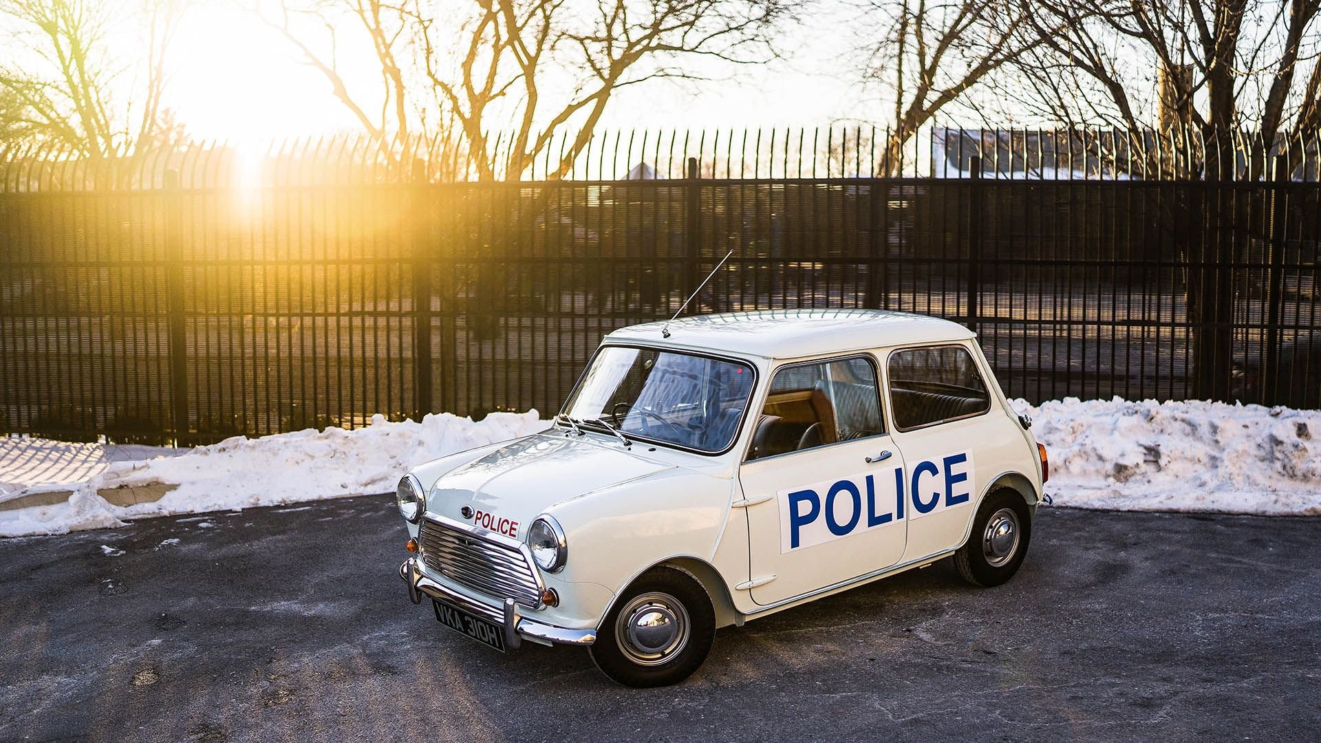 1970 Austin Mini Cooper S Mk II Police Car | The Amelia Auction | Collector  Car Auctions | Broad Arrow Auctions