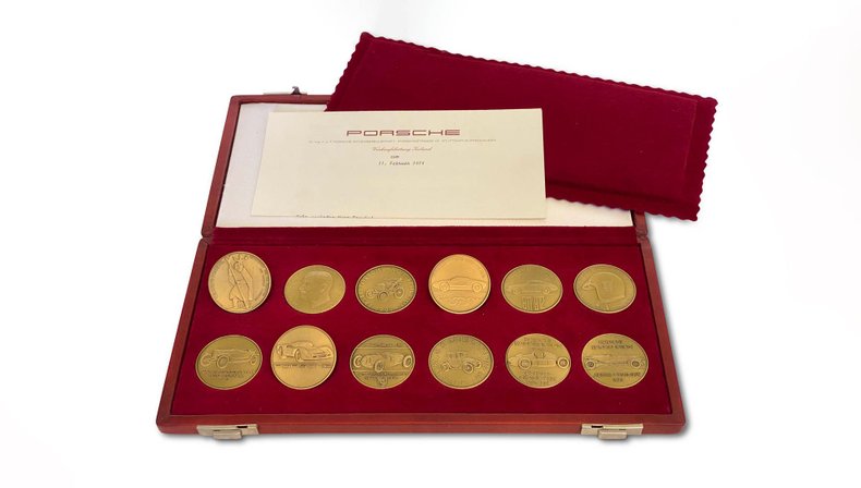 Broad Arrow Auctions | 1962-1973 VIP Factory Gift Coin Set in Leather Gift Box