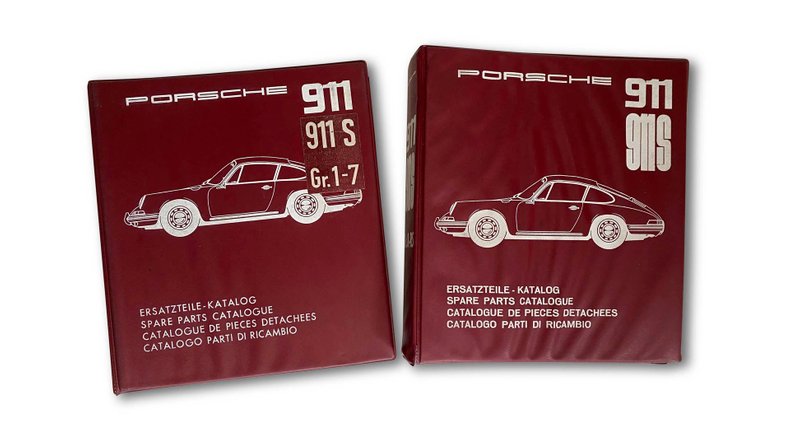 Broad Arrow Auctions | 1965-1967 Porsche 911 / 911 S Spare Parts Catalogs Two-piece Set