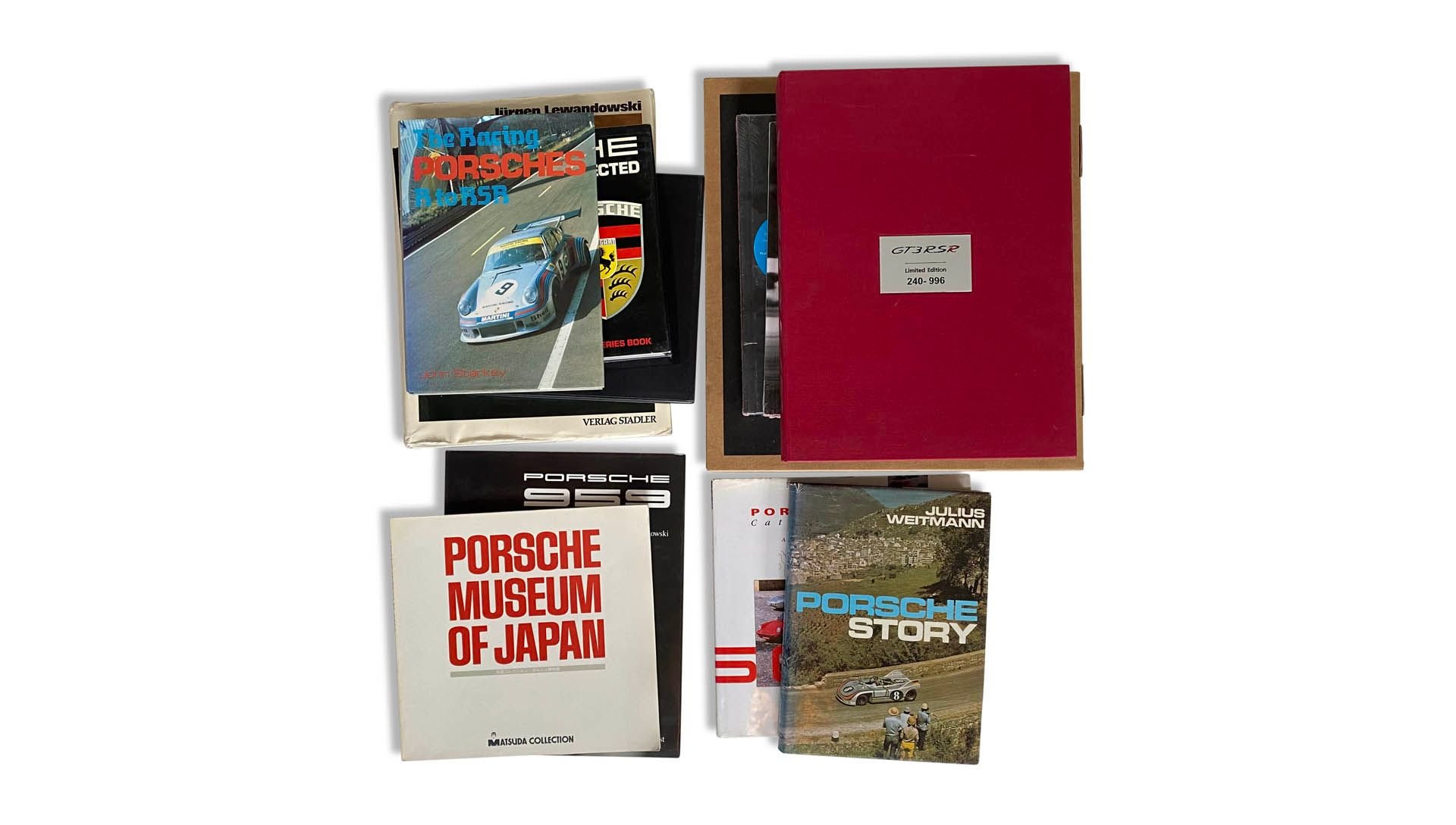 For Sale Twelve Assorted Porsche Books
