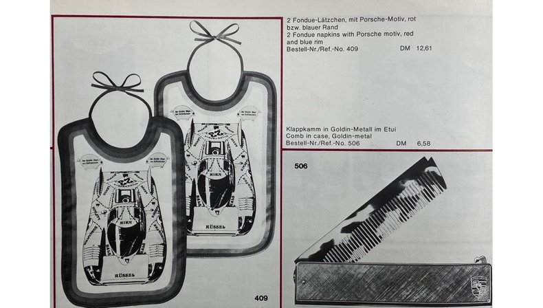 Broad Arrow Auctions | Assorted Porsche 917 'Werbegeschenk' Factory Accessory Items