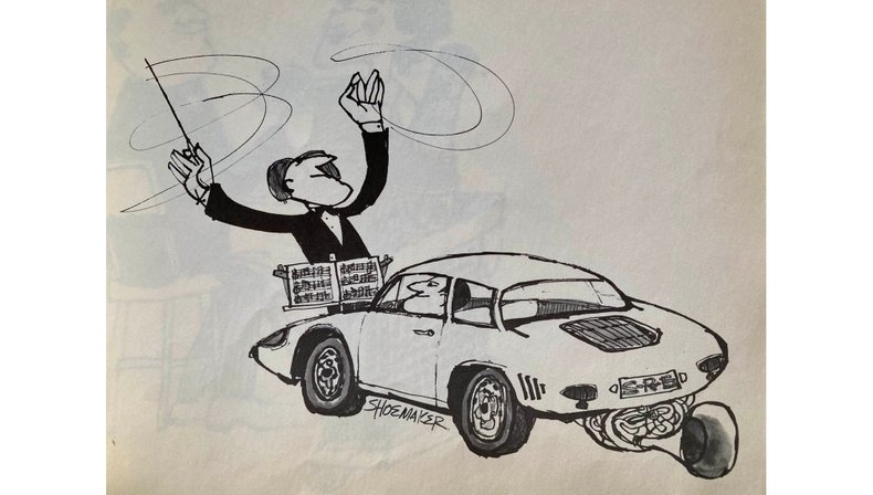 Broad Arrow Auctions | 1964 Howard Shoemaker Cartoon Book Porsche Factory Publication W298
