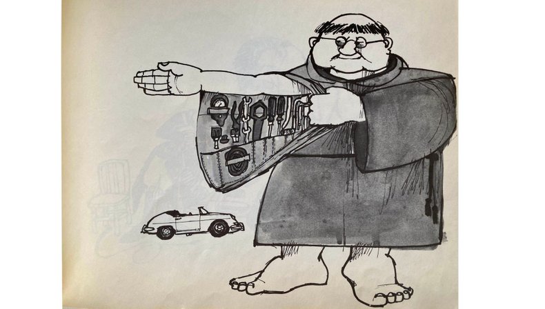 For Sale 1964 Howard Shoemaker Cartoon Book Porsche Factory Publication W298