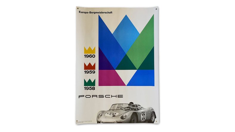 For Sale 1960 Formula Two / Targa Florio and 1960 Europa-Bergmeisterschaft Porsche Factory Racing Posters