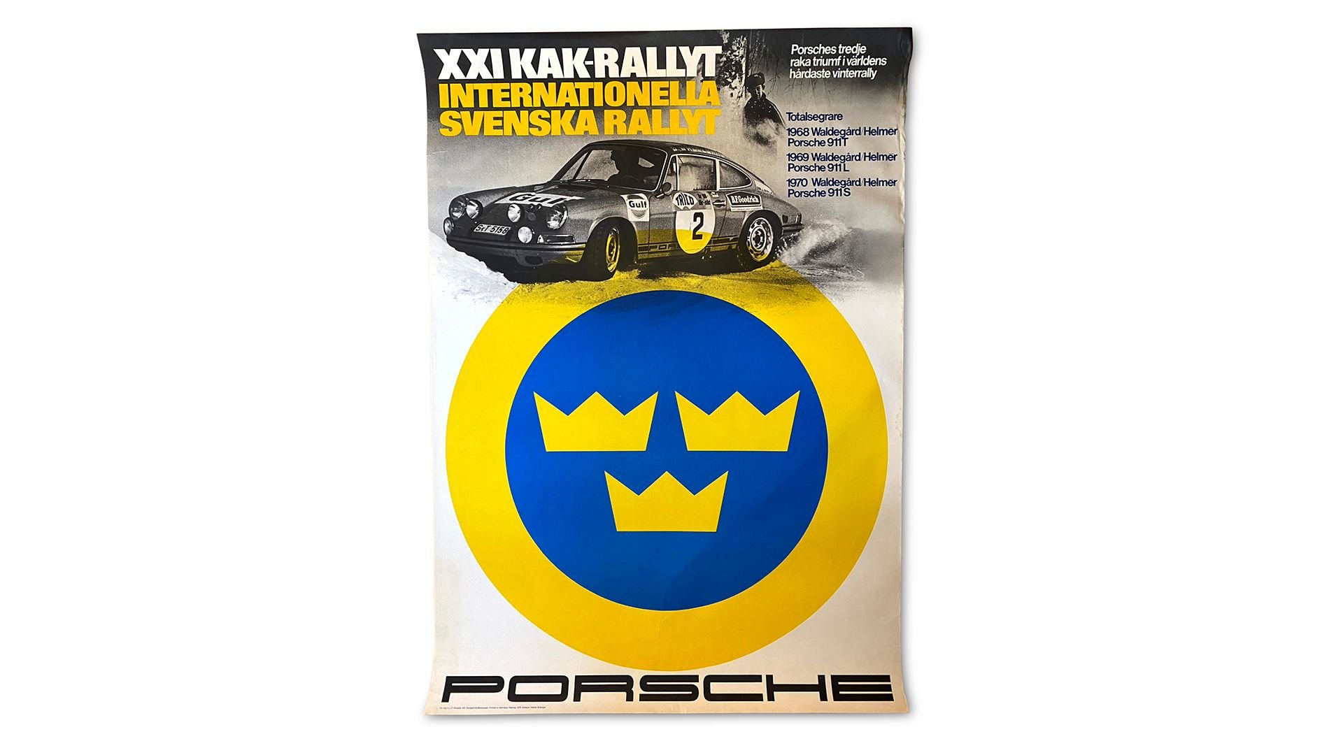 For Sale Group of 11 Porsche 911 (R, ST, RS, RSR) Factory Racing Posters 1968-1973