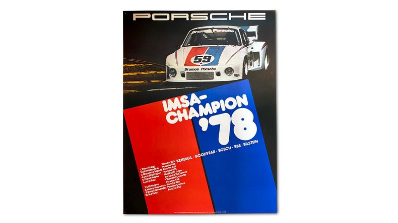 For Sale Group of 17 Porsche Factory Racing (934, 935 911 SC Rallye) and Advertising (928) Posters 1977-1979