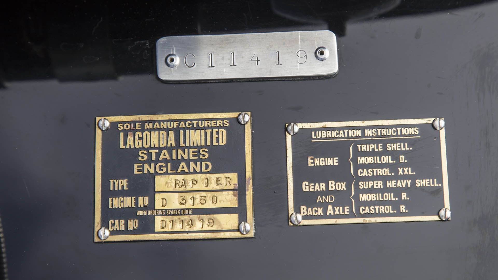 For Sale 1935 Lagonda Rapier Sports Special