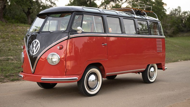 For Sale 1958 Volkswagen Type 2 '23-Window' Sunroof Deluxe Microbus