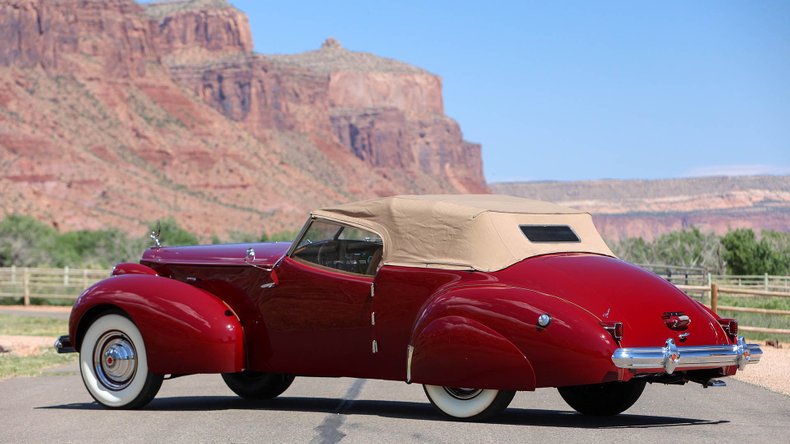 Broad Arrow Auctions | 1939 Packard 1703 Super Eight Darrin Convertible Victoria