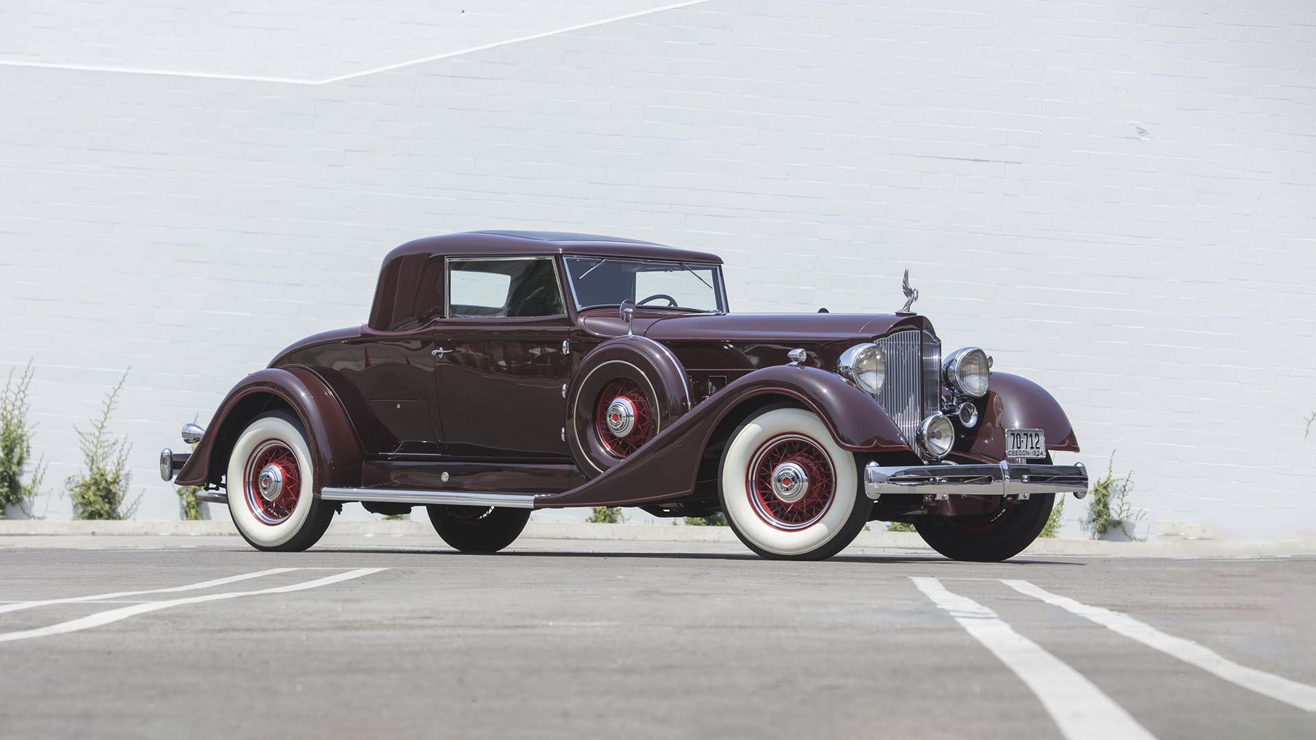 1934 packard super eight 2 passenger coupe