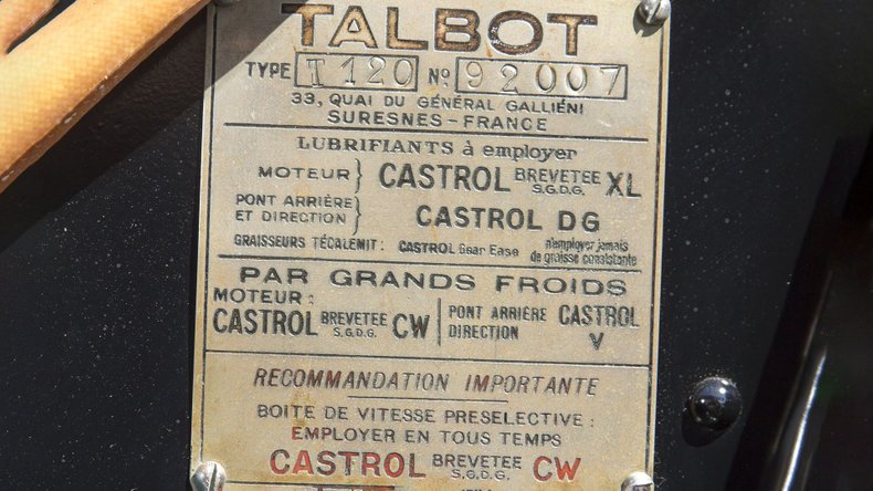 For Sale 1938 Talbot-Lago T120 Cabriolet d'Usine