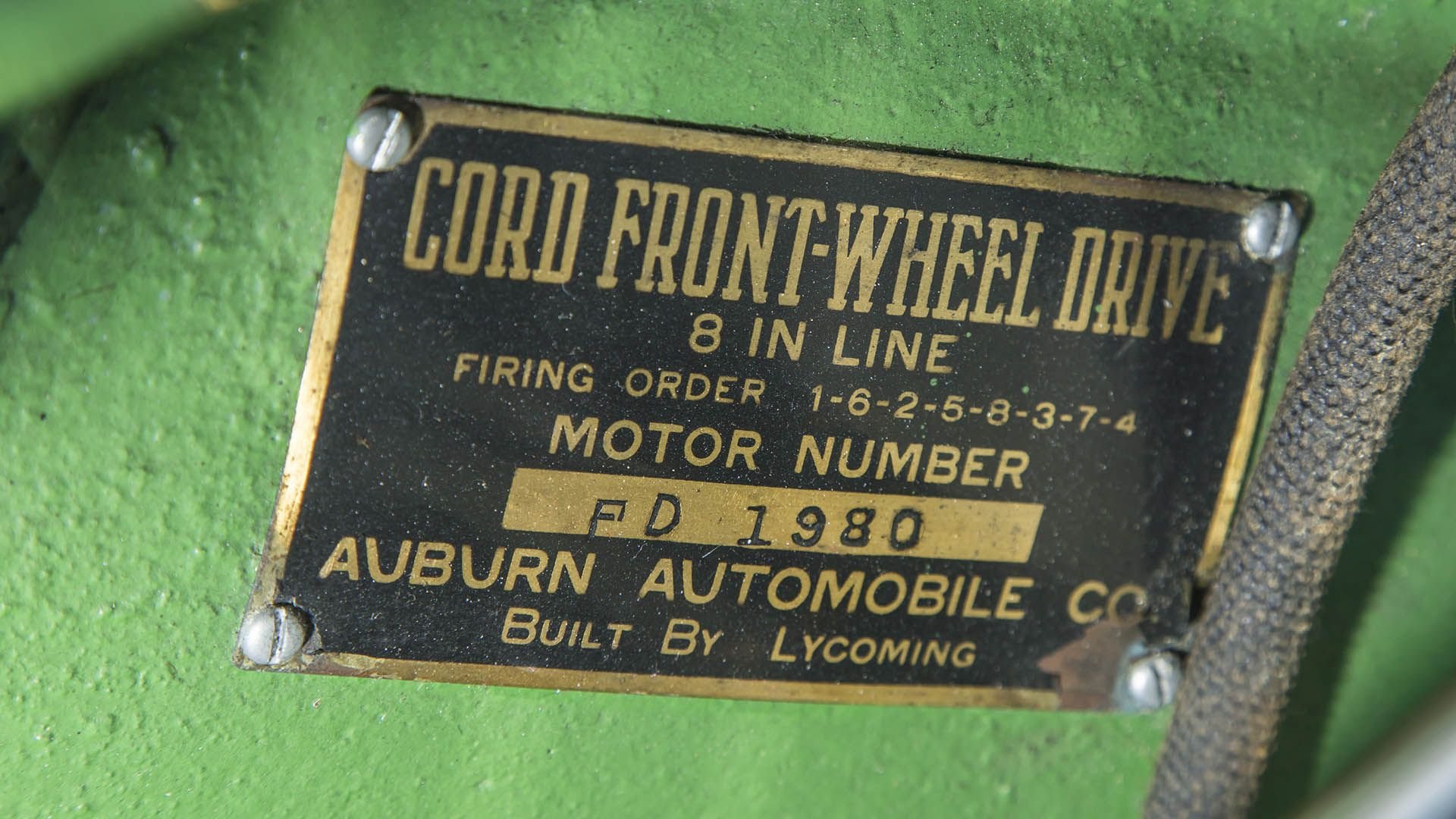 Broad Arrow Auctions | 1931 Cord L-29 Cabriolet