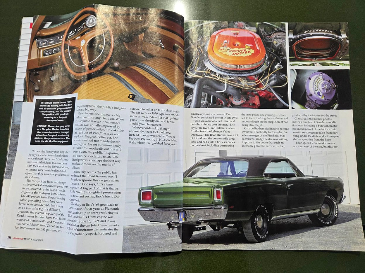 For Sale 1969 Plymouth Road Runner