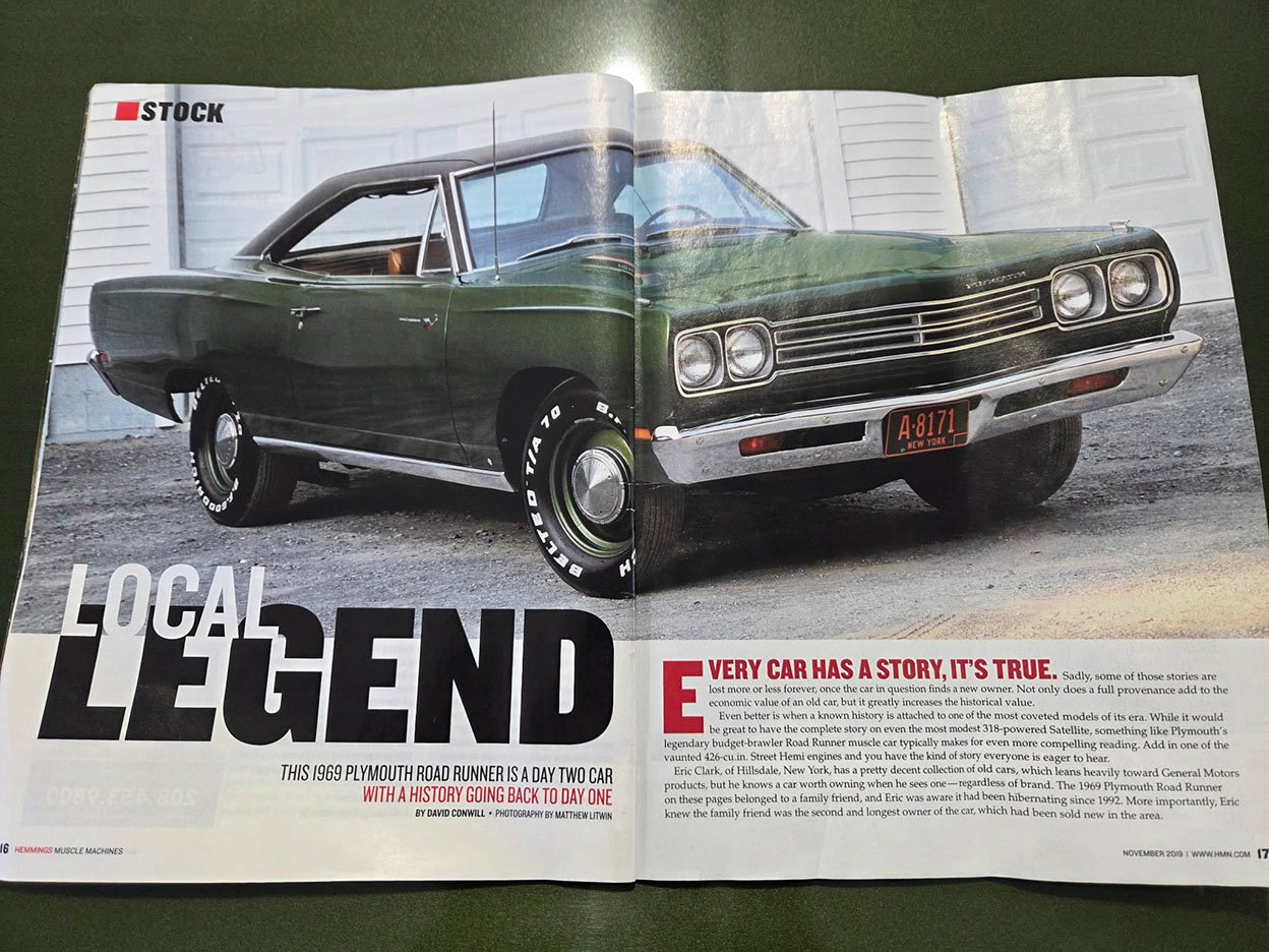 For Sale 1969 Plymouth Road Runner