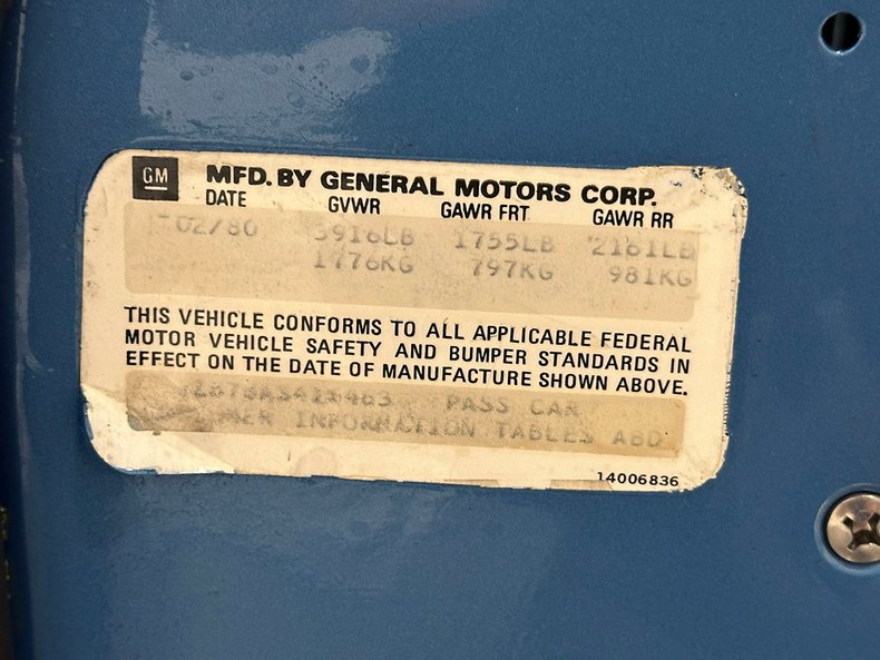1980 Chevrolet Corvette 41