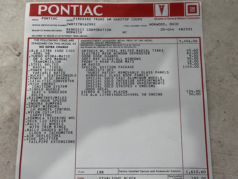 1977 Pontiac Firebird 49