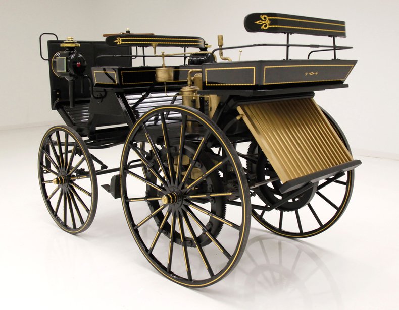 1890 Daimler Four Wheel Automobile Replica 3