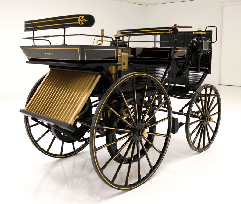 1890 Daimler Four Wheel Automobile Replica 5