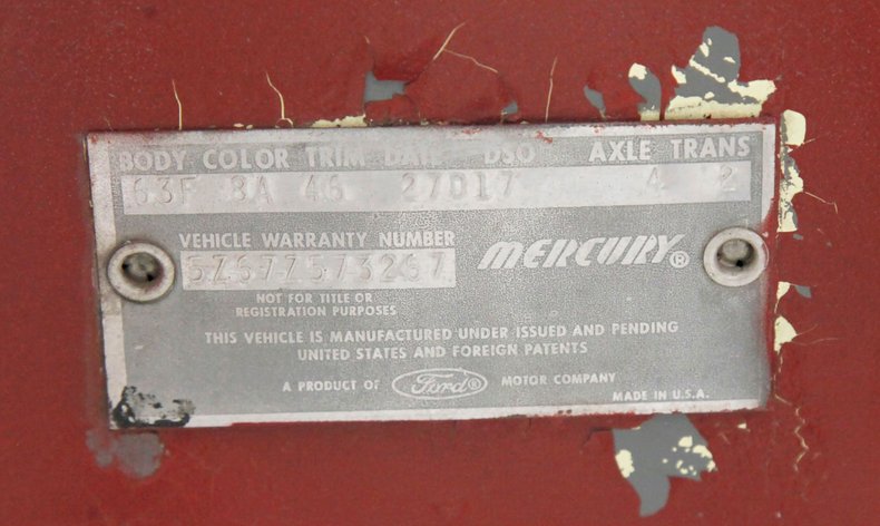 1965 Mercury Parklane 89