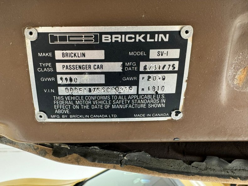 1975 Bricklin SV-1 76