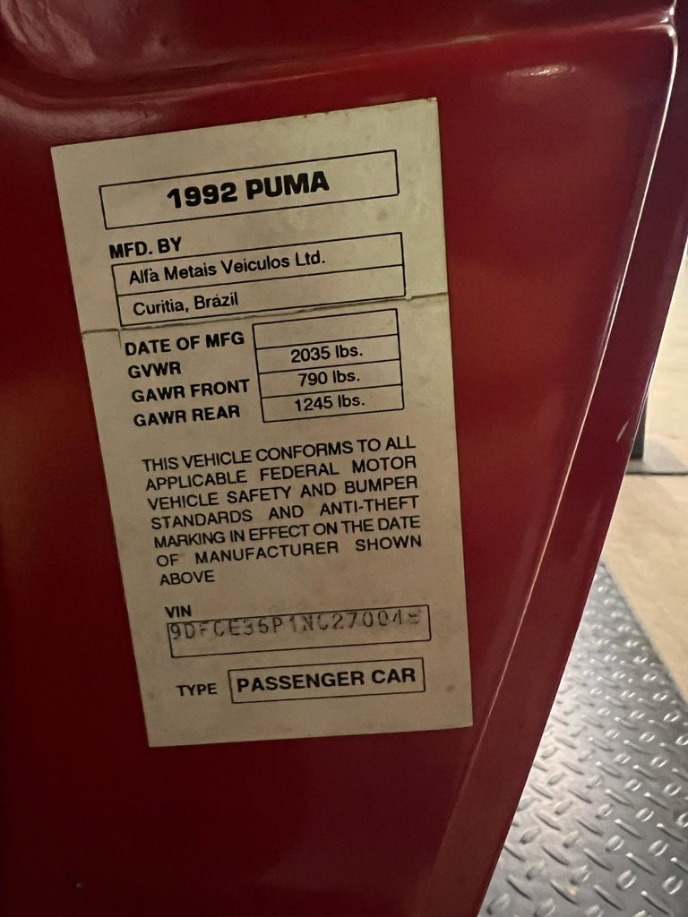1992 Puma AM4 80