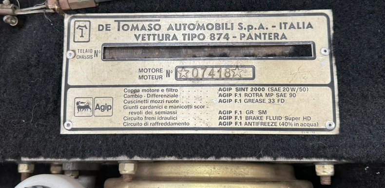 1986 DeTomaso Pantera 164