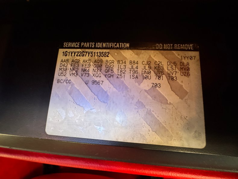2000 Chevrolet Corvette 114