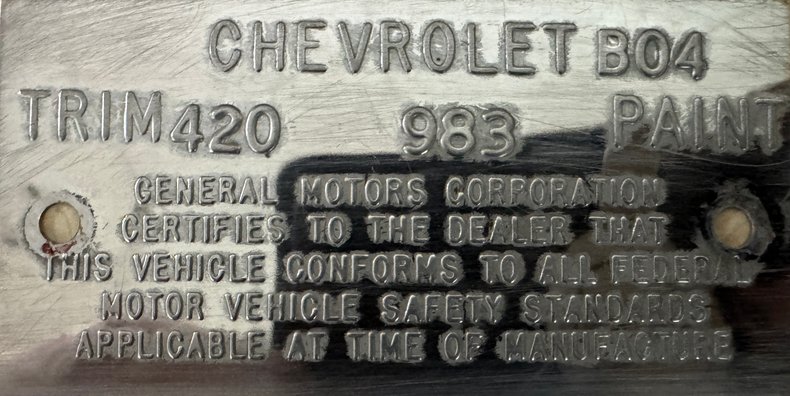 1971 Chevrolet Corvette 107