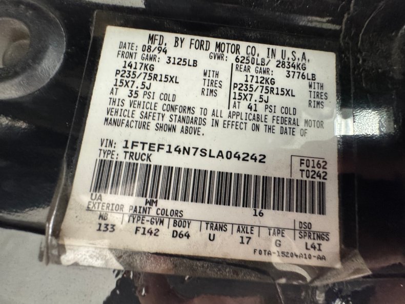 1995 Ford F150 119