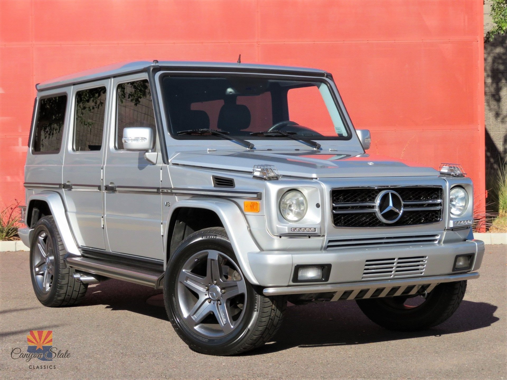 thumbnail image 2 of G55 G550 G-Class W463 G-Wagon Front Grille – Silver With Chrome Star (G63 Style) 2 of 5
