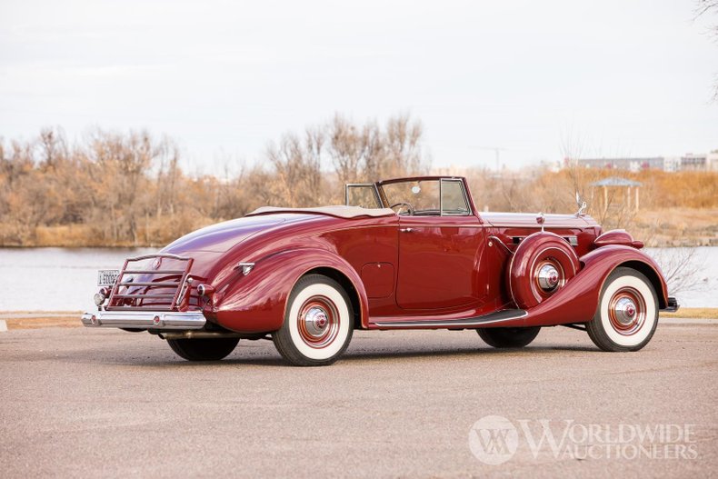 1937 Packard Twelve 1507 Coupe Roadster For Sale